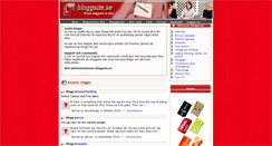 Desktop Screenshot of bloggsite.se