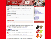 Tablet Screenshot of bloggsite.se